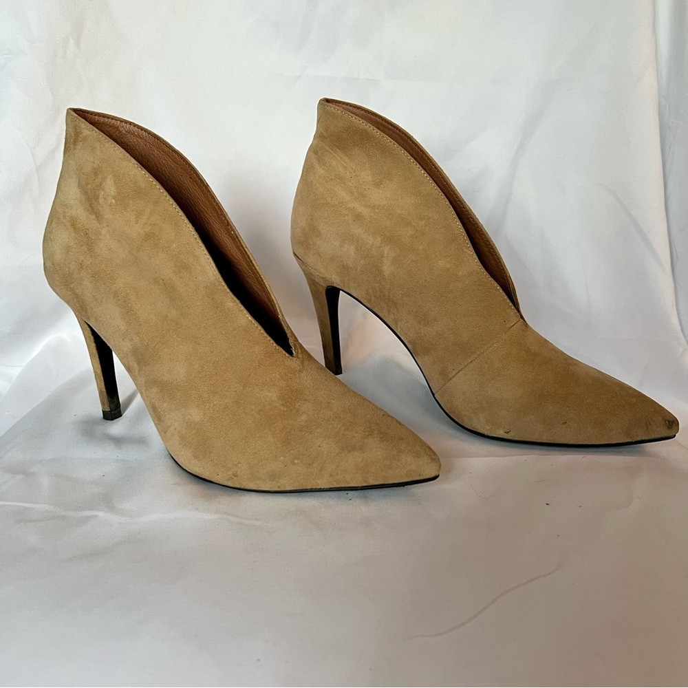 Jeffrey Campbell Electron Suede Boots Sz 7.5